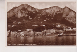 CAPRI NAPOLI  LA MARINA GRANDE DAL MARE   VG  1939 - Napoli (Neapel)