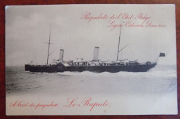 EP Belgique " Fine Barbe " - Paquebot " Le Rapide " - Ligne Ostende-Douvres - Steamers