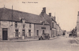 Tigy (45 Loiret) Route De Jargeau - Café De L'étoile Et Ses Plaques Citroën - Sonstige & Ohne Zuordnung