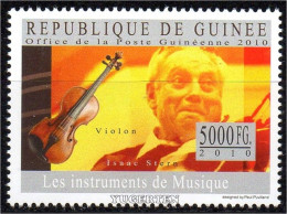 GUINEA 2010 - 1v - MNH -  Isaac Stern - Music Instruments - Violin - Musique, Muziek, Musik - Musikinstrumente, Violon - Music