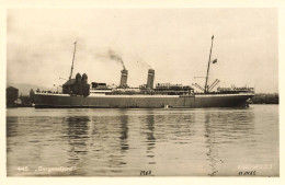 BERGENSFJORD Bergensfjord * Carte Photo * Bateau Commerce Paquebot Cargo * Norge Norway Norvège - Passagiersschepen