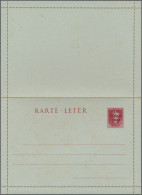 Dt. Besetzung II WK - Albanien - Ganzsachen: 1943. Komplettes Set Mit 1 Kartenbr - Ocupación 1938 – 45