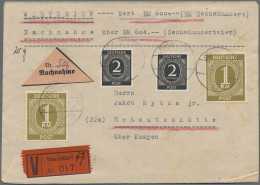 Alliierte Besetzung - Gemeinschaftsausgaben: 1946, Ziffernserie, Zwei Werte Zu 1 - Other & Unclassified