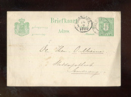 "NIEDERLAENDISCH-INDIEN" Fruehe Postkarte Gestempelt (B2065) - Netherlands Indies
