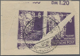 Sowjetische Zone - Allgemeine Ausgaben: 1948, Freimarken Köpfe, 6 Pfg. Hauptmann - Other & Unclassified