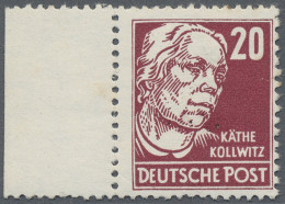 DDR: 1953, Persönlichkeiten: K. Kollwitz 20 (Pf) Karminrot, Auf Gestrichenem Pap - Nuevos