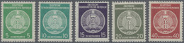 DDR - Dienstmarken A (Verwaltungspost B): 1956, Staatswappen 5 Pfg. Bis 40 Pfg., - Sonstige & Ohne Zuordnung