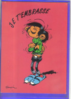Carte Postale Bande Dessinée Franquin  Gaston Lagaffe  N°21  Très Beau Plan - Cómics