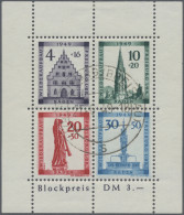 Französische Zone - Baden: 1949, Freibug-Block, Gezähnt, Mit Abart "20 Pf Mit Si - Andere & Zonder Classificatie