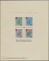Französische Zone - Rheinland Pfalz: 1949, Rotes Kreuz Blockausgabe Als MINISTER - Autres & Non Classés