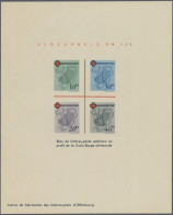 Französische Zone - Rheinland Pfalz: 1949, Rotes Kreuz Blockausgabe Als MINISTER - Sonstige & Ohne Zuordnung