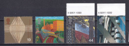 229 GRANDE BRETAGNE 1999 - Y&T 2096/99 - Tissage Filature Construction Navire Finance - Neuf ** (MNH) Sans Charniere - Nuevos