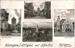 72216642 Wangen Allgaeu Rathaus Martinstor Saentis Wangen - Wangen I. Allg.