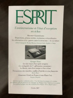 Revue Esprit Octobre 2007 - Unclassified