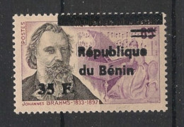 BENIN - 1997-2000 - N°Mi. 1079 - Brahms 35F / 65F - Neuf** / MNH / Postfrisch - Muziek