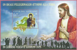 VATICAN CITY 2024 An Ideal Pilgrimage Around The Earth - Europe - Towards Jubilee 2025 - Fine S/S MNH - Unused Stamps