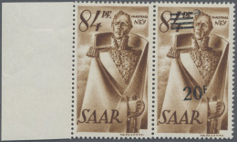 Saarland (1947/56): 1947, Aufdruck-Ausgabe, 20 F. Auf 84 Pfg., Postfrisches Waag - Ongebruikt