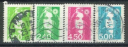 FRANCE - 1990/96, MARIANNE STAMPS SET OF 4, USED. - Gebraucht