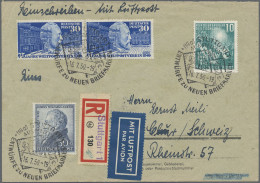 Bundesrepublik Deutschland: 1949, 30 Pfg. Stephan Im Waagerechten Paar Mit Einma - Briefe U. Dokumente