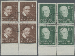 Bundesrepublik Deutschland: 1951, Helfer Der Menschheit II, Kompletter Satz Als - Used Stamps