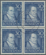 Bundesrepublik Deutschland: 1951, 30+10 Pfg. "Helfer Der Menschheit II" Gestempe - Oblitérés