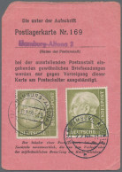 Bundesrepublik Deutschland: 1959, Postlagerkarte Ausgestellt HAMBURG-ALTONA 2 / - Autres & Non Classés