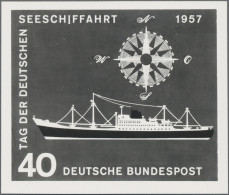 Bundesrepublik Deutschland: 1957, Zwei Unterschiedliche S/w Fotoessays 40 Pf "M. - Neufs