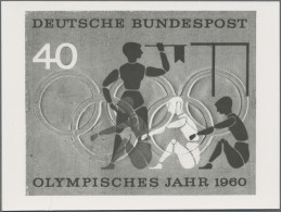 Bundesrepublik Deutschland: 1960, Zwei Unterschiedliche S/w Fotoessays 40 Pf "Ol - Ungebraucht