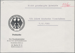 Bundesrepublik Deutschland: 1960, Zwei Unterschiedliche S/w Fotoessays 10 Pf "Er - Ongebruikt