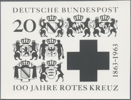 Bundesrepublik Deutschland: 1963, S/w Fotoessays 20 Pf "Rotes Kreuz", Nicht Ange - Ungebraucht