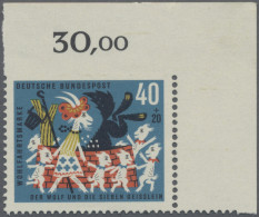 Bundesrepublik Deutschland: 1963, Grimms Märchen "Der Wolf Und Die Sieben Geißle - Neufs