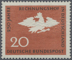 Bundesrepublik Deutschland: 1964, Rechnungshof Mit Versetztem Prägedruck Nach Re - Unused Stamps