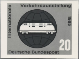 Bundesrepublik Deutschland: 1965, S/w Fotoessay 20 Pfg "Elektrolokomotive", Nich - Ungebraucht
