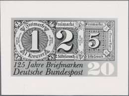 Bundesrepublik Deutschland: 1965, S/w Fotoessay 20 Pfg "Thurn- Und Taxis-Marken" - Ungebraucht