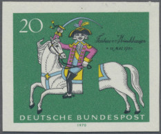 Bundesrepublik Deutschland: 1970, 20 Pfg. Münchhausen Ungezähnt, Postfrisch, Uns - Unused Stamps