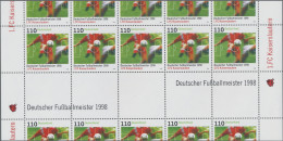 Bundesrepublik Deutschland: 1998, Deutscher Fußballmeister 110(Pf), Verzähnter K - Ongebruikt
