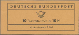 Bundesrepublik - Markenheftchen: 1960, Markenheftchen "Heuss III", VERSUCHSHEFTC - Sonstige & Ohne Zuordnung