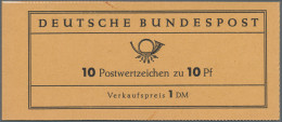 Bundesrepublik - Markenheftchen: 1960, Markenheftchen Heuss I, VERSUCHSHEFTCHEN, - Other & Unclassified