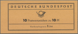 Bundesrepublik - Markenheftchen: 1960, Markenheftchen Heuss I, VERSUCHSHEFTCHEN, - Altri & Non Classificati