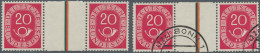 Bundesrepublik - Zusammendrucke: 1951, Posthorn 20+Z+20(Pf), Zusammendruck Postf - Se-Tenant