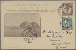 Queensland - Postal Stationery: 1904, Pictorial Issue 'Available Only For The Co - Cartas & Documentos