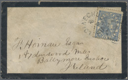 Victoria: 1870's: Five Covers Sent To England, Scotland And Ireland, With Early - Storia Postale