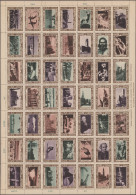 Australia - Specialities: 1938, AUSTRALIA'S 150th ANNIVERSARY, Se-tenant Sheet O - Andere & Zonder Classificatie