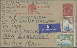 Bermuda - Postal Stationery: 1895/1980 (ca.), Assortment Of 51 Mainly Unused Sta - Bermudes