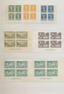 Canada: 1937/1995, Mint Never Hinged Collection Of Apprx. 767 PLATE BLOCKS, Neat - Collections