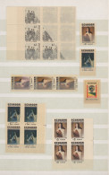 Ecuador: 1969/1971, VARIETIES, Assortment Of 67 Stamps (incl. Multiples) Showing - Equateur