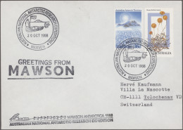 French Antarctic: 1976/1994, Collection Of Apprx. 200 Covers/cards, Showing A Ni - Lettres & Documents