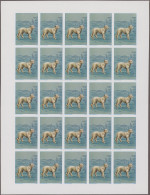 Morocco: 1984, Progressive Proofs Set Of Sheets For The Issue NATIVE DOGS. The I - Maroc (1956-...)