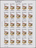 Morocco: 1988, Progressive Proofs Set Of Sheets For The Issue BIRDS. The Issue C - Marokko (1956-...)