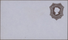 Mauritius - Postal Stationery: 1860's-1890's: Group Of 14 Postal Stationery Card - Mauricio (...-1967)